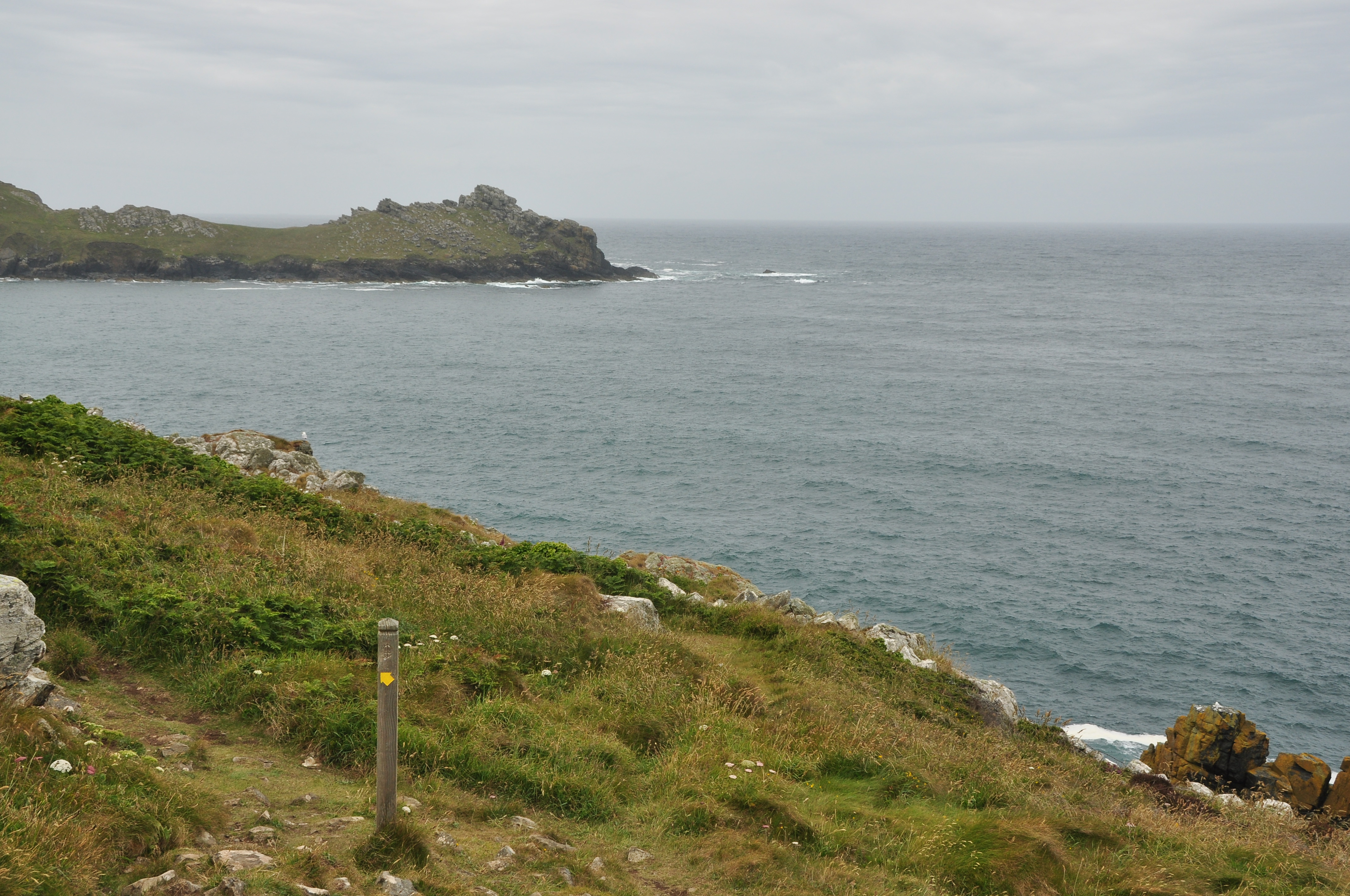 Gurnard's Head seen from Carnelloe Cliff